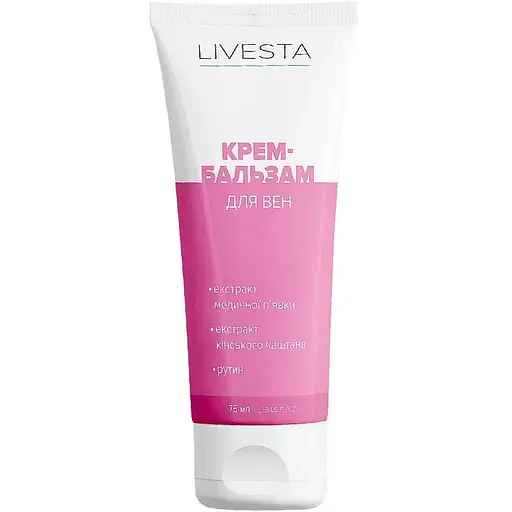 Крем-бальзам для вен OptiВенус Livesta 75 мл (Liv111807) - фото 1