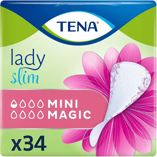 Уцінка. Урологічні прокладки Tena Lady Slim Mini Magic 0.5 крапель 34 шт.  - фото 1