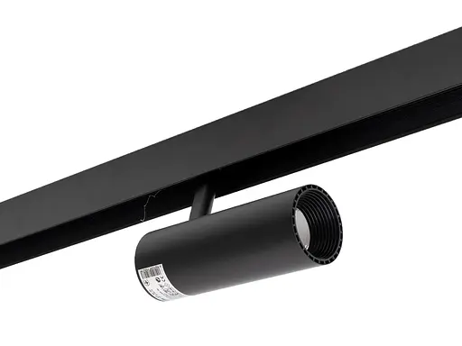 Цилиндрический магнитный трековый светильник KW-294/10W NW DC48V BK Brille 48-183 - фото 3