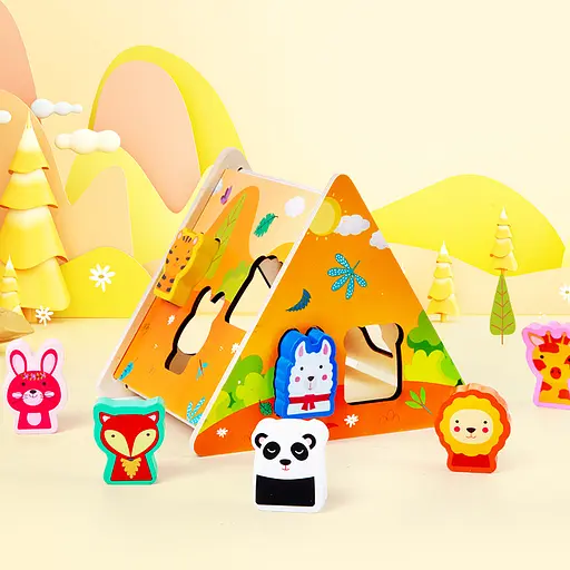 Куб логічний сортер, 8 фігурок (В асортименті) - фото 2