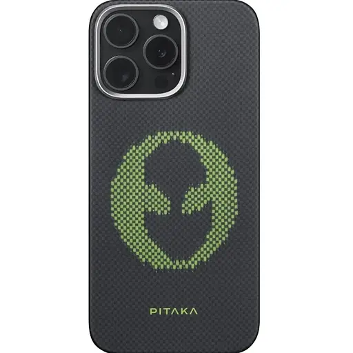 Чехол Pitaka MagEZ Tactile Woven Aries для Apple iPhone 16 Pro Alien (KI1601AL) [136820]