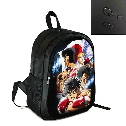 Рюкзак городской/школьный 38×28 см с принтом Аниме Hajime no Ippo два отделения, детский, подростковый, мужской, женский (4108)