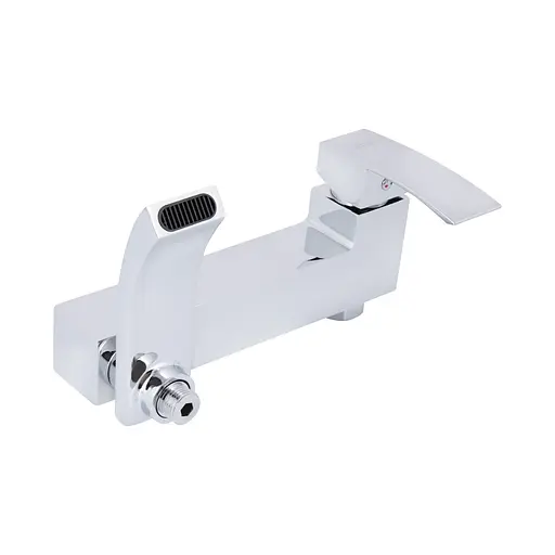 Змішувач для ванни Qtap Swan Cascada з поворотним виливом (з душовим гарнітуром) QTSWA260CRM45565 Chrome - фото 6