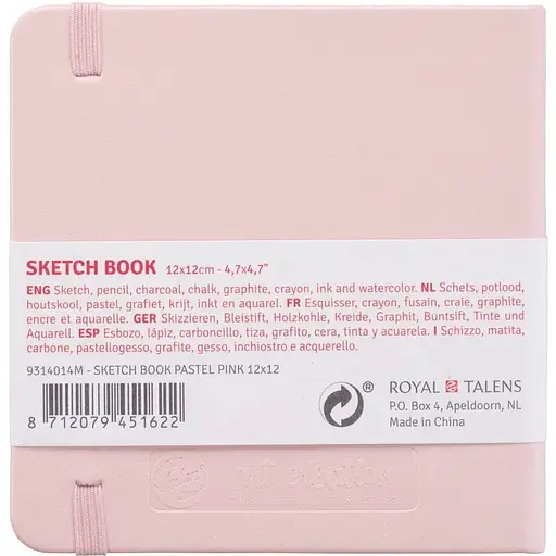 Блокнот для графики Royal Talens Art Creation 12х12 см 140г/м2 80л Pastel Pink - фото 2