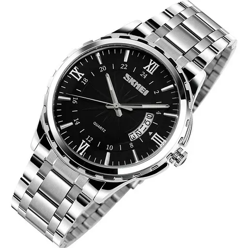 Часы наручные мужские Skmei 9069 Silver - Black, 9069SIBK (12341) - фото 2