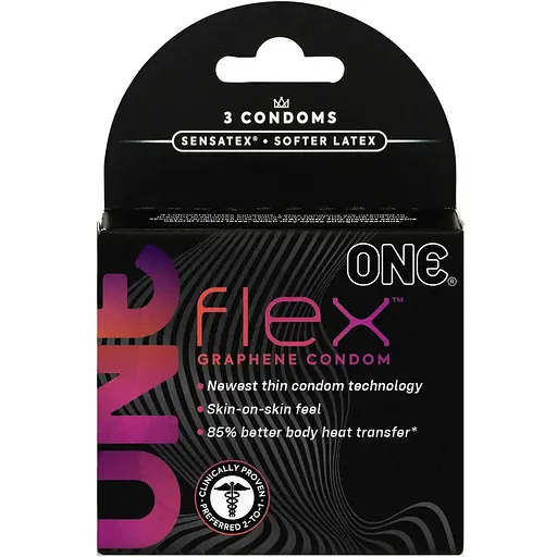Презервативы латексные One Flex Graphene (3 шт.)