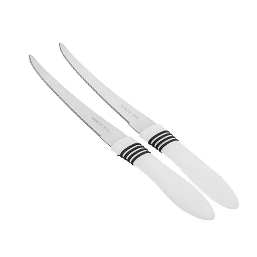 Набір ножів кухонних, 2 шт., для томатів та м'яких овочів, Kitchen Master Білий 87555 - фото 2