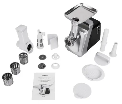 Мясорубка электрическая Ardesto MGK-2100 2100 Вт с насадками для сока электромясорубка - фото 5