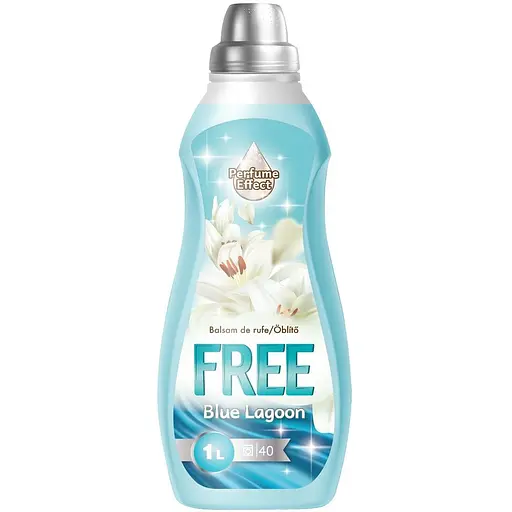 Кондиціонер-пом'якшувач для білизни Free Blue Lagoon 1 л