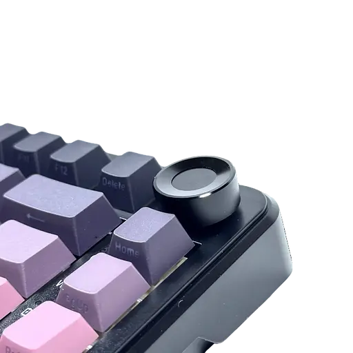 Клавіатура Ajazz AK820 Max Plus Flying Fish Switch Side Printed Blackberry Pink - фото 3