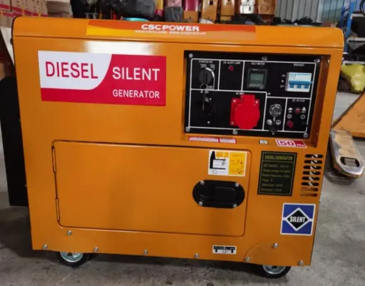 Дизельний генератор SILENT у кожусі 8 кВт 1-фазний - фото 2