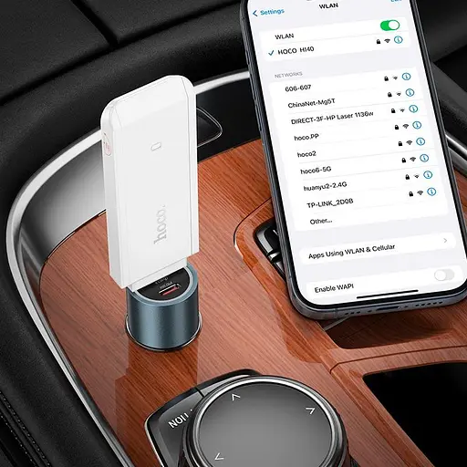 Портативний роутер - модем HOCO HI40 Portable (Europe Asia and Africa) WiFi6 2.4GHz - фото 9