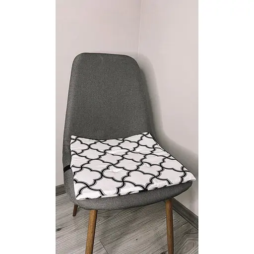 Водоотталкивающая подушка на стул Марокко белый - фото 2