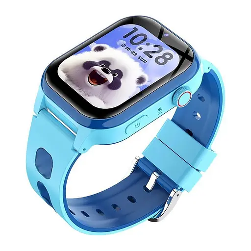Дитячий розумний смарт-годинник Lemfo Y78 з сім-картою кнопкою SOS GPS-трекером прослуховуванням синій 4G - фото 2