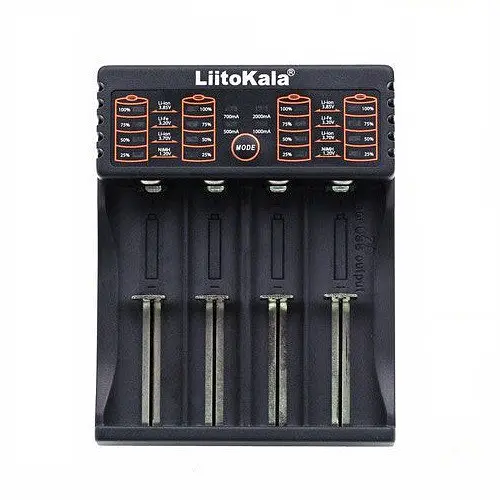 Заряднoe устройство Liitokala Lii-402 на 4 слота (для Ni-MH, Ni-CD, Li-Ion, LiFePO4) - фото 2