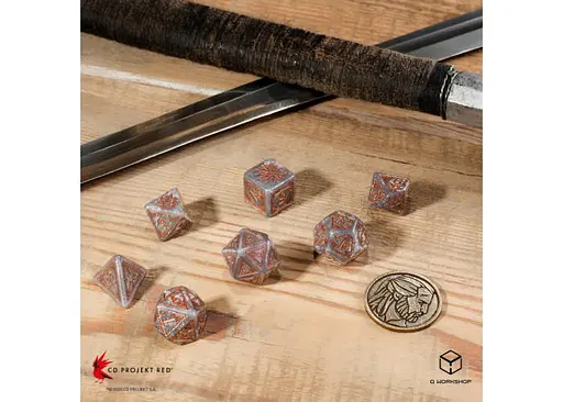 Набір кубиків The Witcher Dice Set. Geralt - Price of Neutrality , 7 шт. (SWGE05) - фото 3