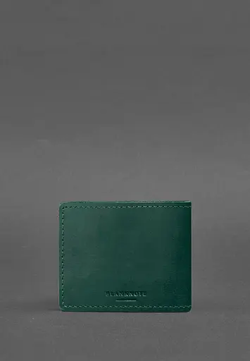 Кожаная обложка для удостоверения министерства обороны зеленая Crazy Horse - фото 4