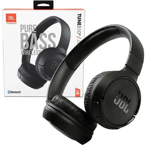 Навушники бездротові JBL Tune 510BT (JBLT510BTBLK) накладні чорні - фото 3