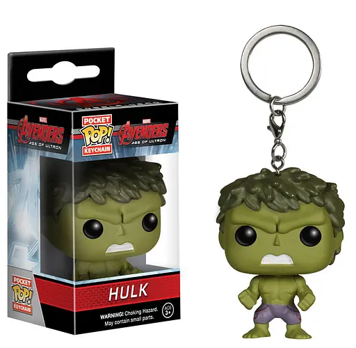 Фігурка-брелок GeekLand Халк Hulk Funko Pop 4 см 4 Hulk 68 - фото 2