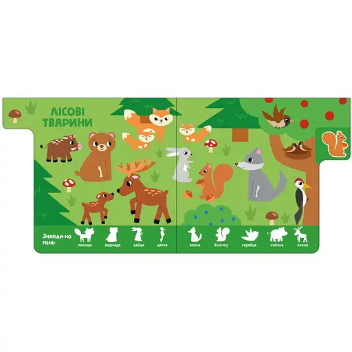 Дитяча книжечка "Звірятка" Ранок 1710003 серія "Знайди мене!" - фото 4
