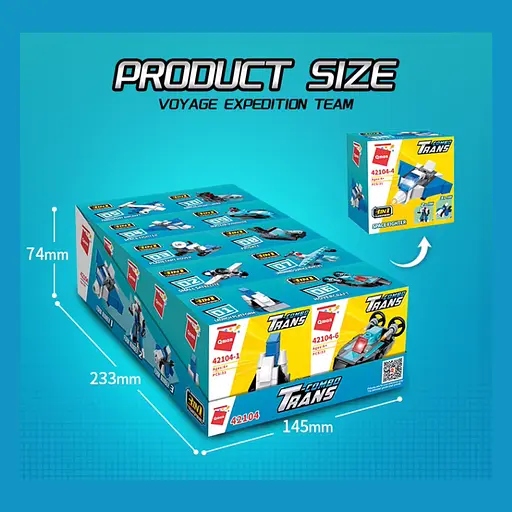 Конструктор BRICK Trans combo-Voyage Expedition Team, 42104, 30-33 деталі, (В асортименті) - фото 3