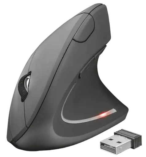 Миша бездротова вертикальна Trust Verto Ergonomic Black (22879)