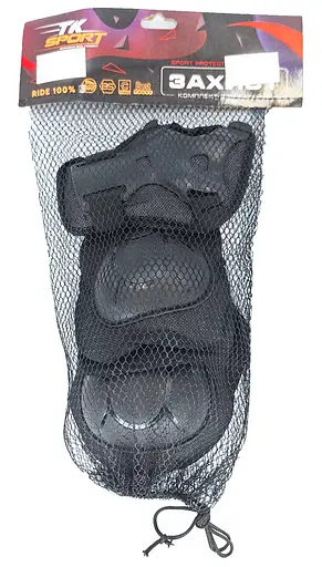 Комплект детской защиты Union group А02 XS (2-5 г) черный (G00003872) - фото 3