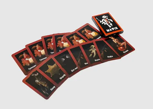 Настільна гра Fun Games Shop Мафія пластикова (Mafia) (укр.) (58263) - фото 5