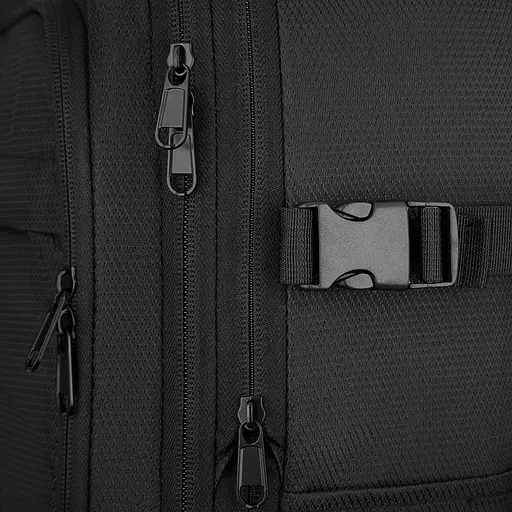 Рюкзак дорожный 2Е Trek, Cabin size, полиэстр, EXP, 17/23л, с отсеком для ноутбука 16", черный 2E sum0027681 - фото 9