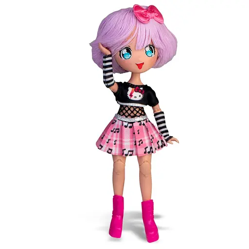 Детская кукла "Тедди Рок" 4SF Manga Dolls HKTF0100 серии "Hello Kitty" - фото 3