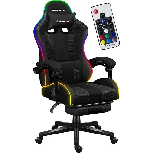 Комп'ютерне крісло Huzaro Force 4.7 Black (тканина)
