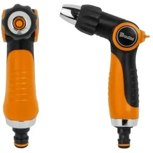 Пістолет для поливу Bradas прямий регульований BLACK LINE ECO-2026 - фото 1