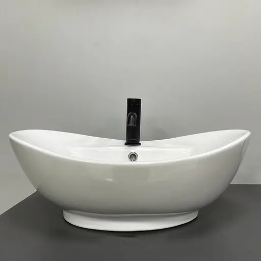 Умивальник VBI Arona white накладний VBI-012620, Білий - фото 3