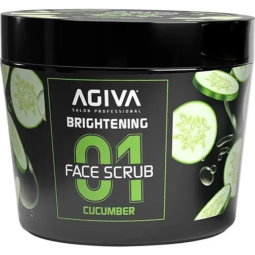Скраб для обличчя Agiva Brightening Face Scrub з огірком 300 мл