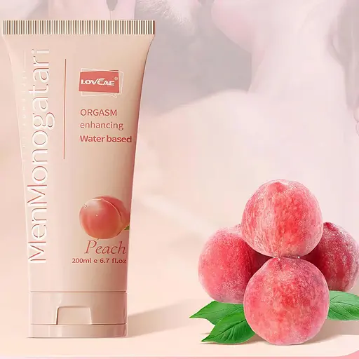 Зволожуючий гель-лубрикант MenMonogatari анальний з ароматом персику 200 мл - фото 2