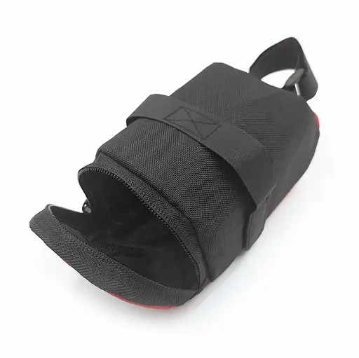 Велосумка підседільна B-Soul 15х7х7 см чорно-червоний (G0000879) - фото 2