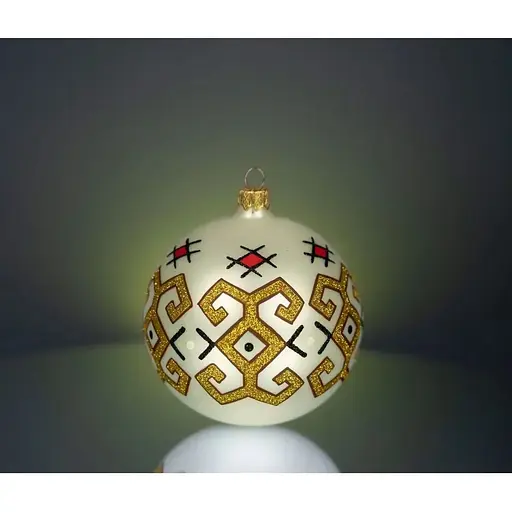 Набір ялинкових прикрас Різдвяні історії Код нації: Одещина 3 кулі скло (4820001112900) - фото 4