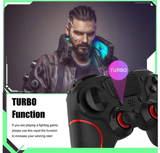 Геймпад-джойстик DoubleShock P913 Wireless PS4 Double Motor Vibration DUALSHOCK 4 Black - фото 8