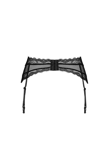 Пояс для панчох Obsessive Medilla XS/S чорний - фото 6