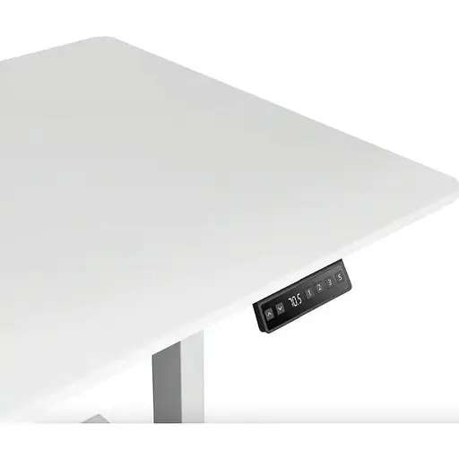 Компьютерный стол с регулируемой высотой Di Volio Rapalo белый - фото 9