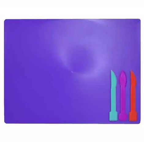 Дощечка для пластиліну, 3 стека, фіолетовий
