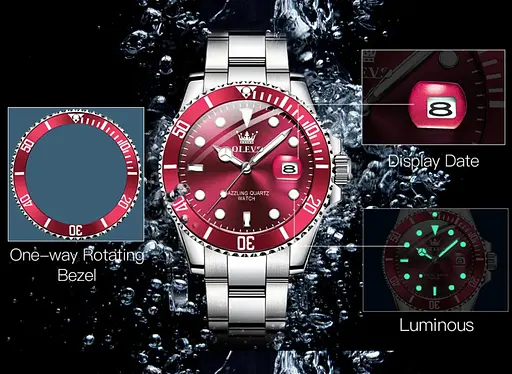 Годинник Olevs Bordo - фото 11