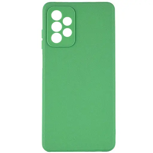 Силиконовый чехол Candy Full Camera для Samsung Galaxy A32 5G Зеленый/Green