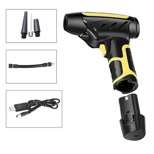 Акумуляторний насос Nectronix для авто, мотоцикла, велосипеда зі зйомною батареєю - фото 6