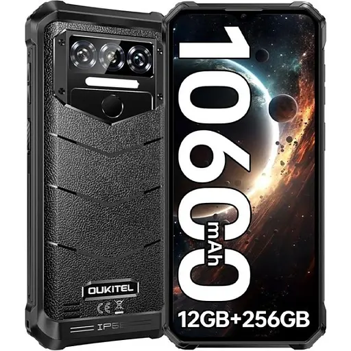 Мобільний телефон Oukitel WP38 6/256GB Чорний (1787)