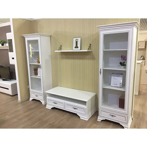 Тумба під телевізор ВМК (БРВ) Кентукі RTV2S Білий альпійський (GRB-1952) - фото 6