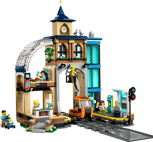 Конструктор LEGO City Центральный железнодорожный вокзал 752 детали (60469) - фото 5