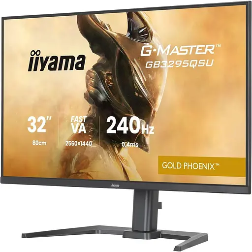 Монитор Iiyama 31.5" GB3295QSU-B1 QHD VA 240Hz (GB3295QSU-B1) - фото 2