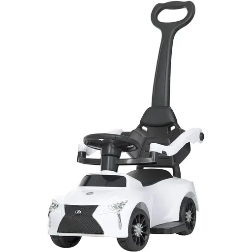 Детская каталка-толокар Bambi M 4579-1 - безопасность, комфорт и веселье в каждой поездке, белый.