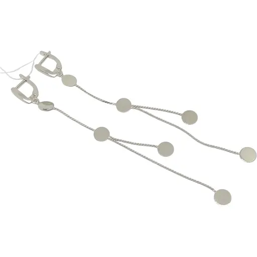 Срібні сережки Аметист 1120711